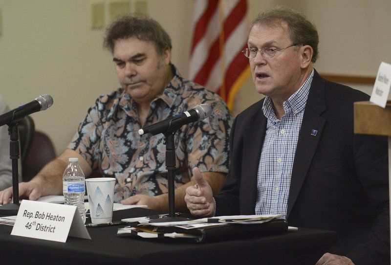 Education talk dominates crackerbarrel